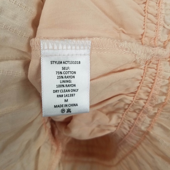 ASTR Pink Kennedy Cold Shoulder Lace Up Top - Picture 5 of 5